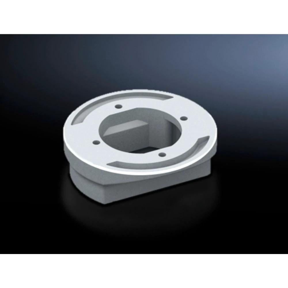Adaptador de conexión de brazo soporte Ø 130mm a 120x65mm Rittal 6212.500