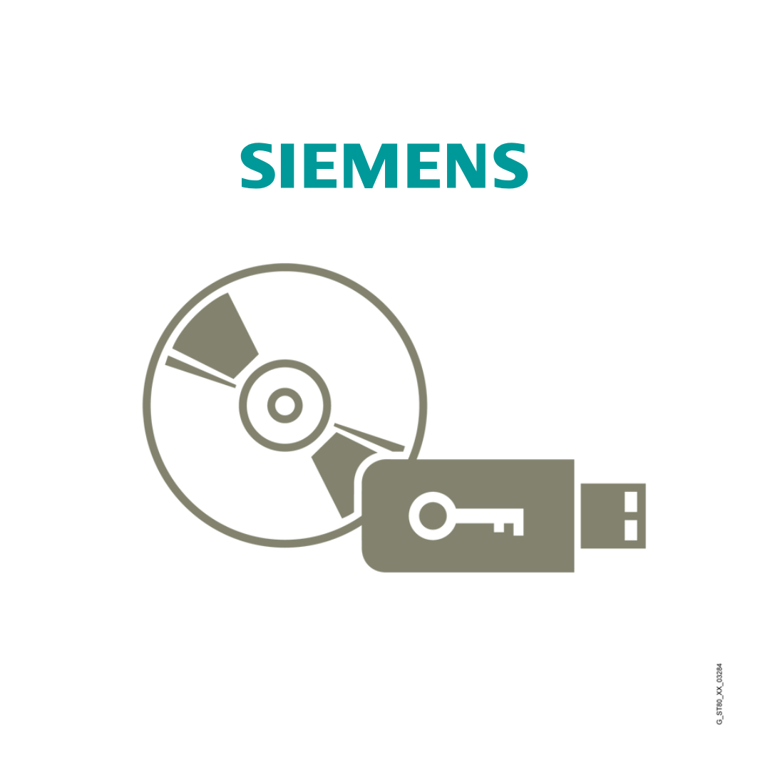 Licencia de software Siemens 6AV2104-0BA07-0AA0 vista del producto