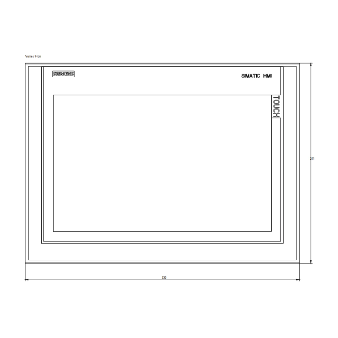 SIEMENS Simatic HMI TP1200 Comfort Panel 6AV2124-0MC01-0AX0 6AV2 124 0mc01 0ax0