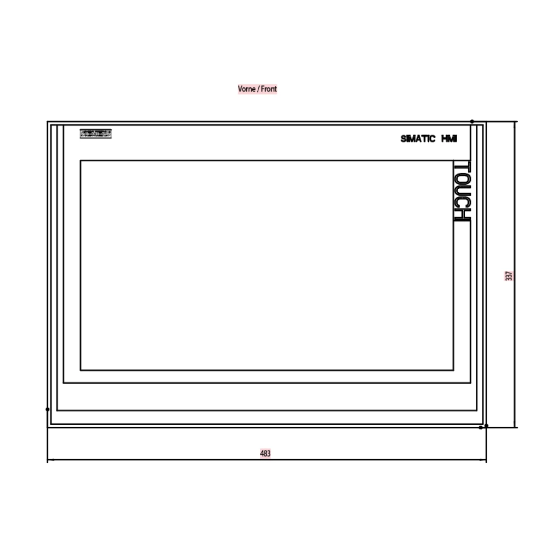 6AV2124-0UC02-0AX1 Siemens - SIMATIC HMI TP1900 Comfort