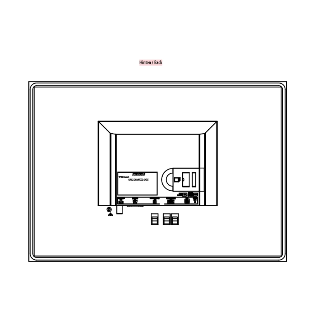 6AV2124-0UC02-0AX1 Siemens - SIMATIC HMI TP1900 Comfort