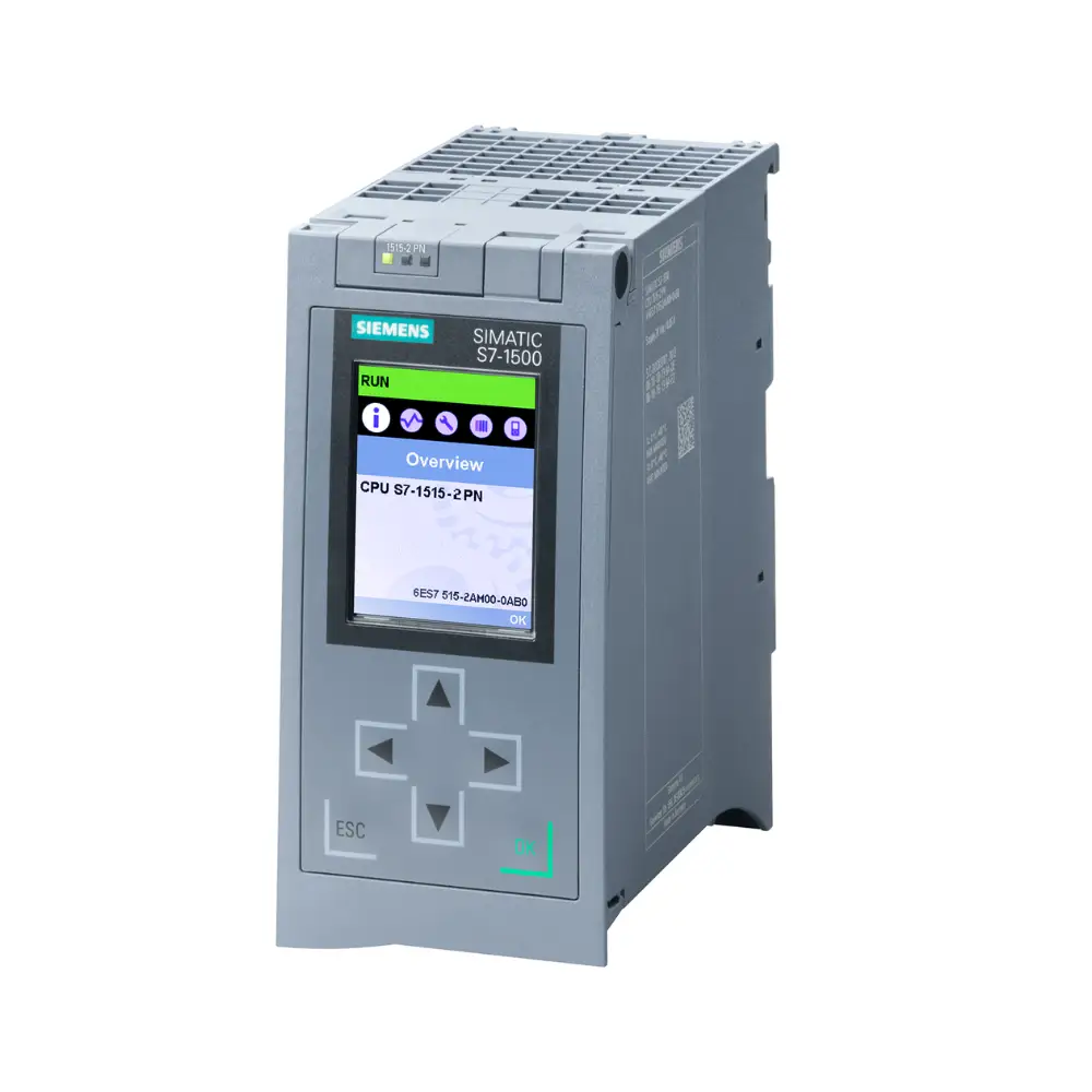 CPU PLC Siemens 6ES7515-2TN03-0AB0, gris con pantalla SIMATIC S7-1500