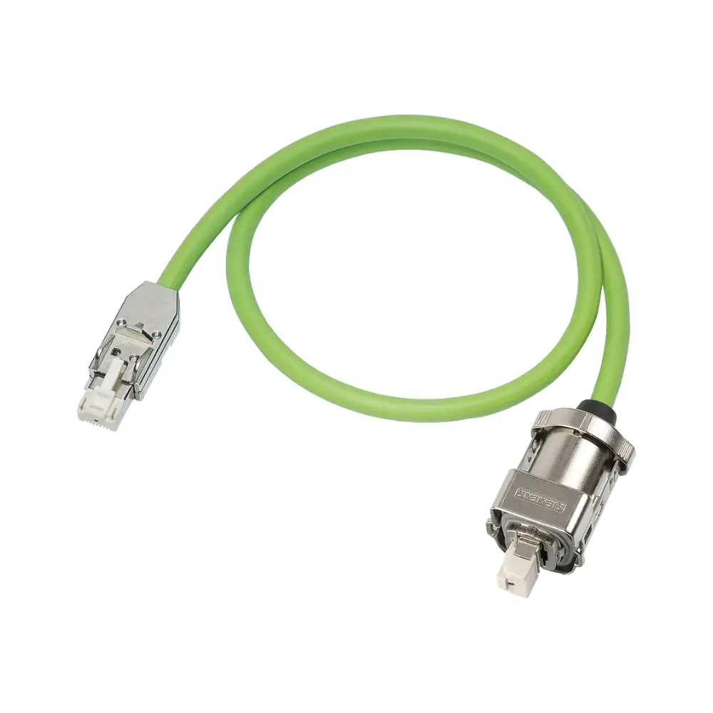 Cable de señal verde Siemens 6FX2002-1DC00-1AD0 vista del producto