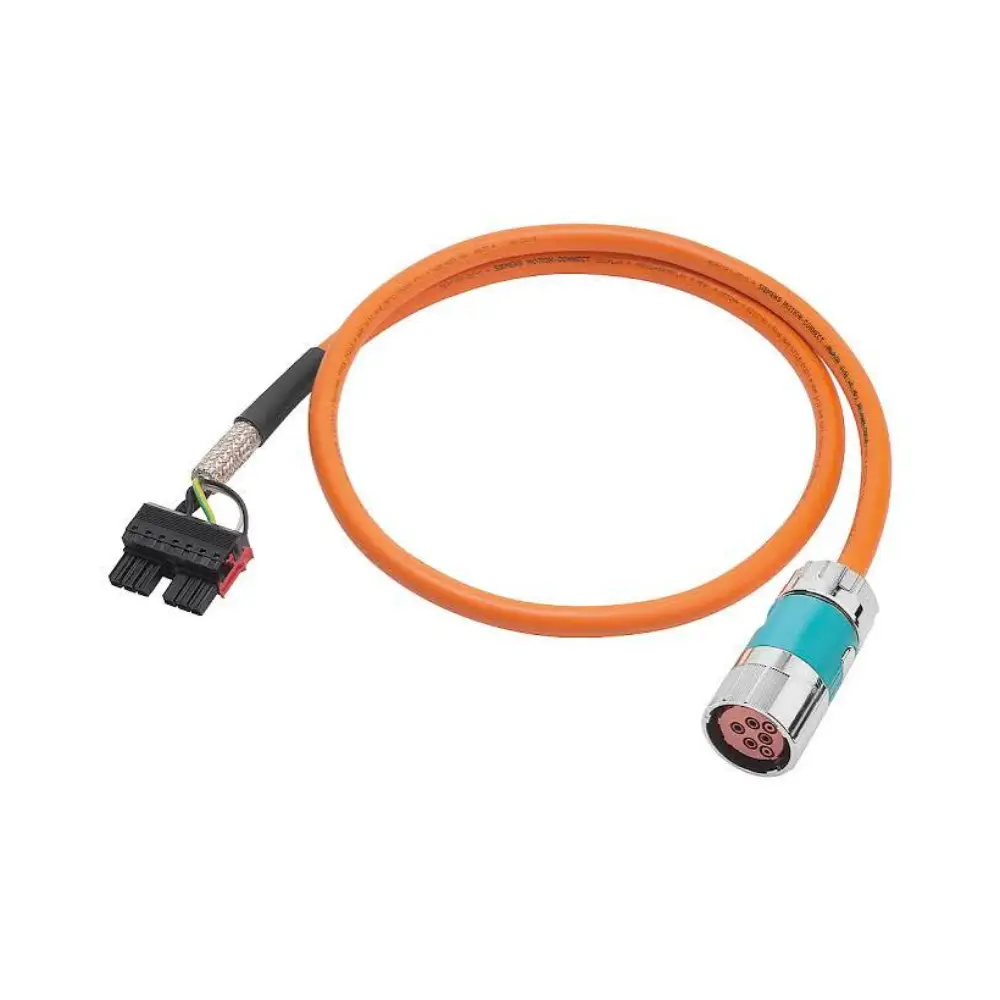 Cable de Potencia Conectorizado Siemens 6FX5002-5DN46-1FA0 para SINAMICS S120 naranja