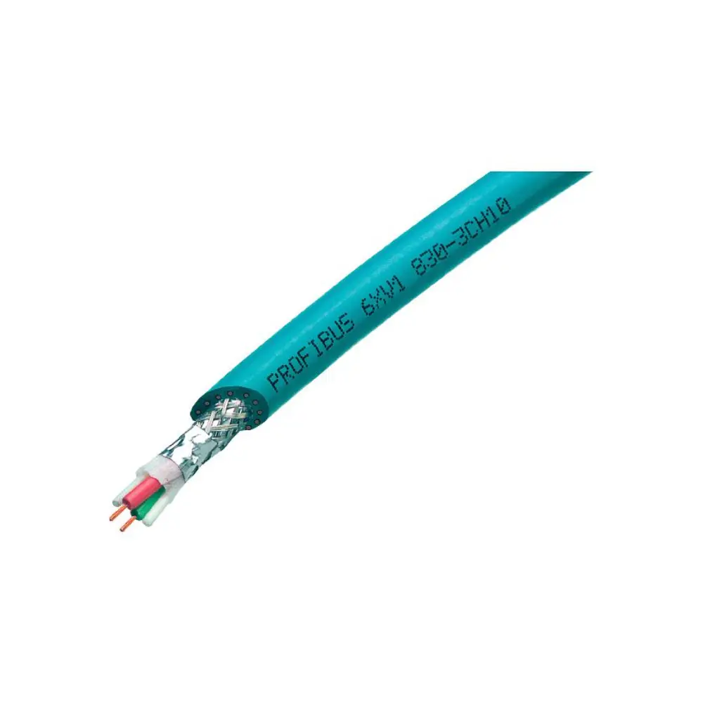 Cable PROFIBUS azul blindado bifilar para suspensión Siemens 6XV1830-3GH10