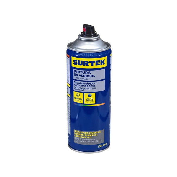 Pintura en aerosol 400 ml color barniz Surtek AES410