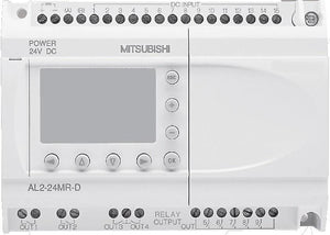 Microcontrolador CC 24 V; 15 entradas CC 24 V; 9 salidas rele Mitsubishi AL2-24MR-D