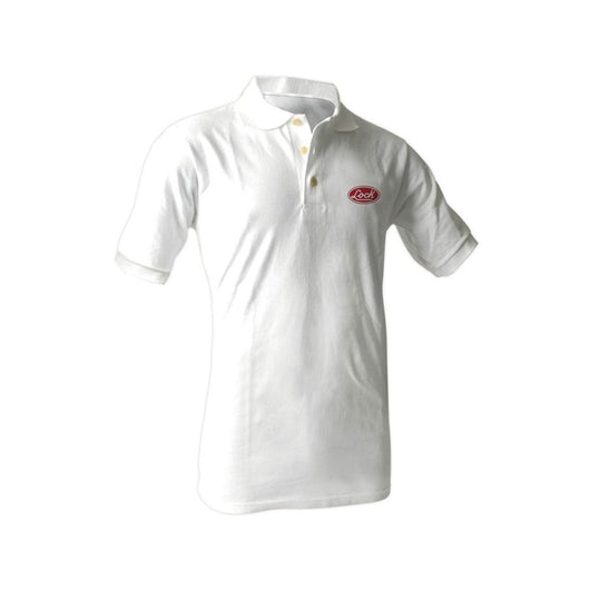 Playera de polo talla CH color blanco Lock LPOBC