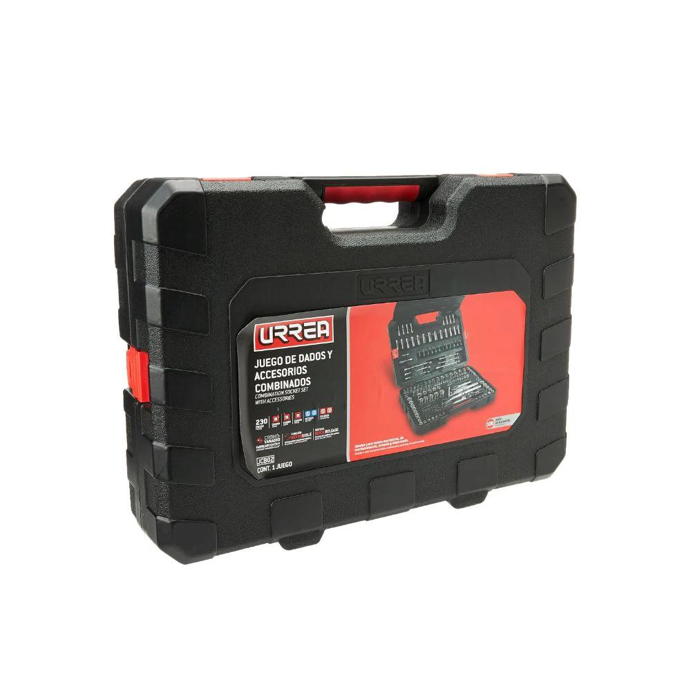 Juego Dados y Accesorios Combinados 230pzas Urrea JCB02