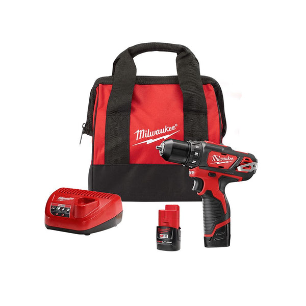 Kit de taladro/destornillador M12™ de 3/8” Milwaukee 2407-22