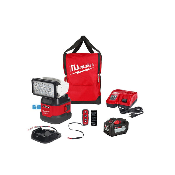 Kit de luz de búsqueda con control remoto para servicios públicos M18 Milwaukee 2123-21HD