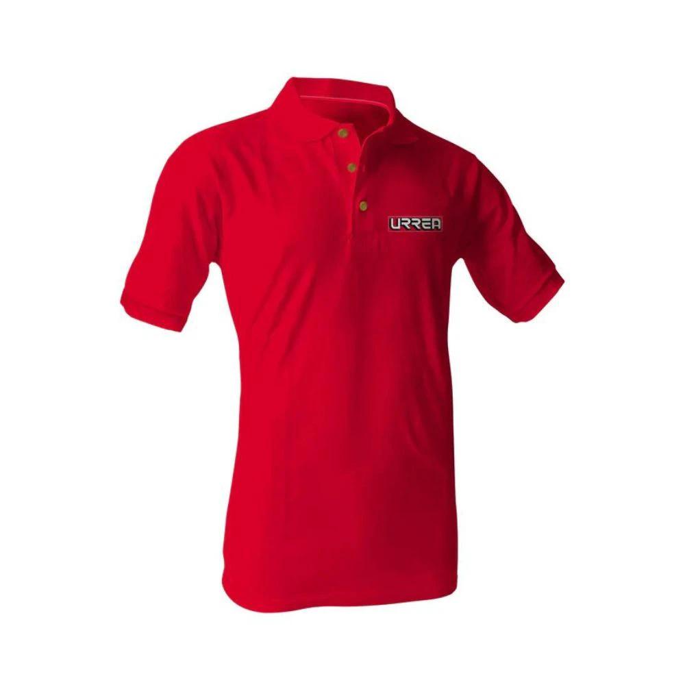 Playera de polo talla M color rojo Urrea URRPORM