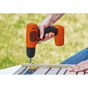 Taladro Atornillador 8V Max. Black and Decker LD008-B3