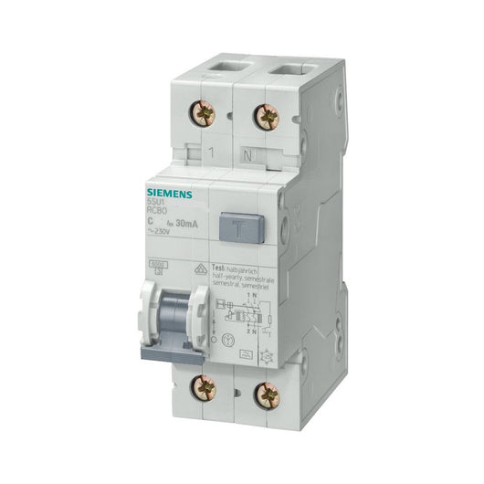 Interruptor Tipo AC, 30 mA Siemens 5SU1356-1KK16