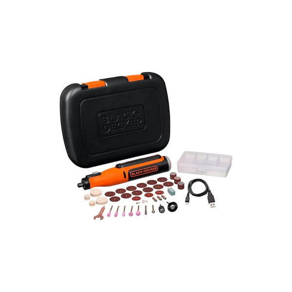 Juego de Mototool 8V+35 Accesorios Black and Decker BCRT8K35-B3