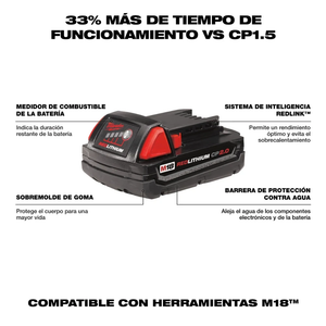 BATERIA MILWAUKEE M18 CP2.0 48-11-1820