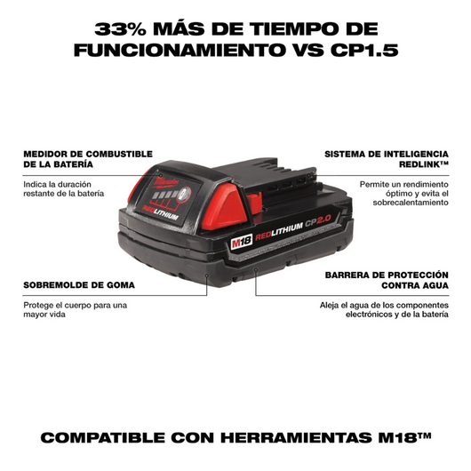 BATERIA MILWAUKEE M18 CP2.0 48-11-1820