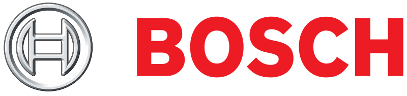 Logotipo Bosch rojo con emblema circular