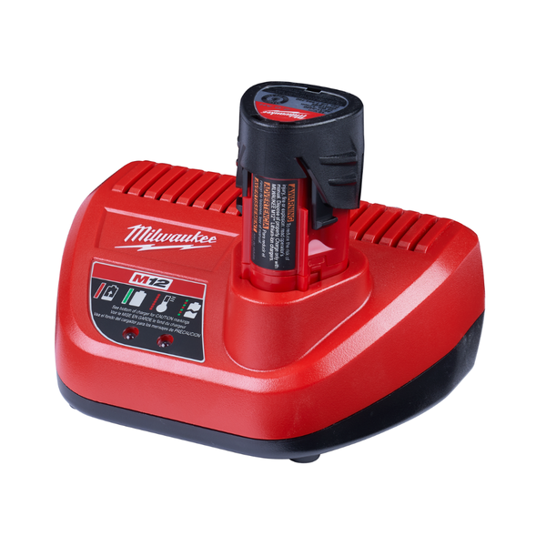 Cargador de bateria de iones de litio M12 Milwaukee 48-59-2401