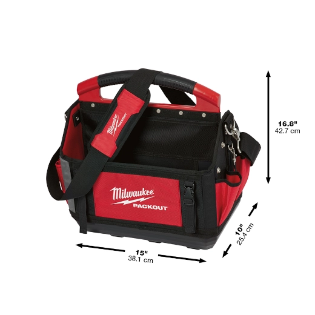 Bolsa para herramientas Packout Milwaukee 48-22-8315 rojo y negro