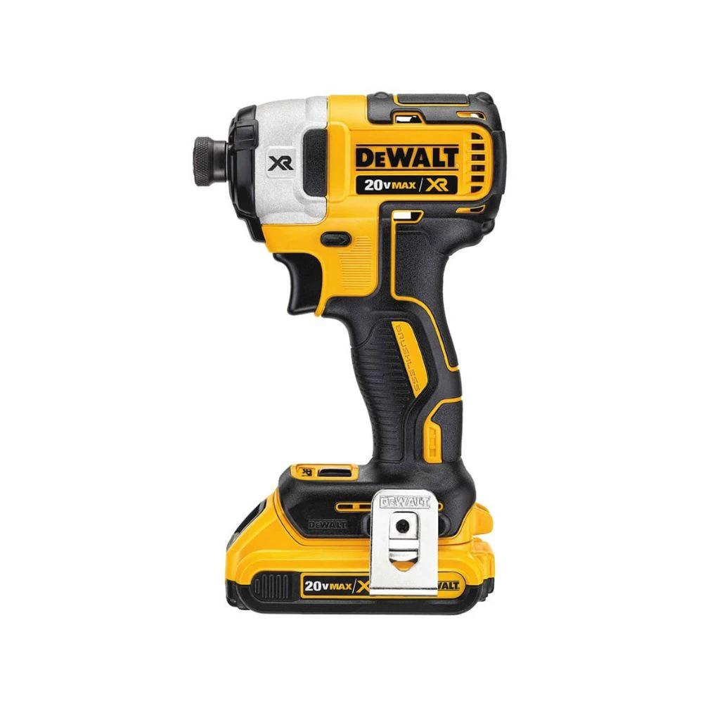 Kit Atornillador de Impacto Inalámbrico 1/4" 20V MAX Brushless DeWalt DCF887D2-B3