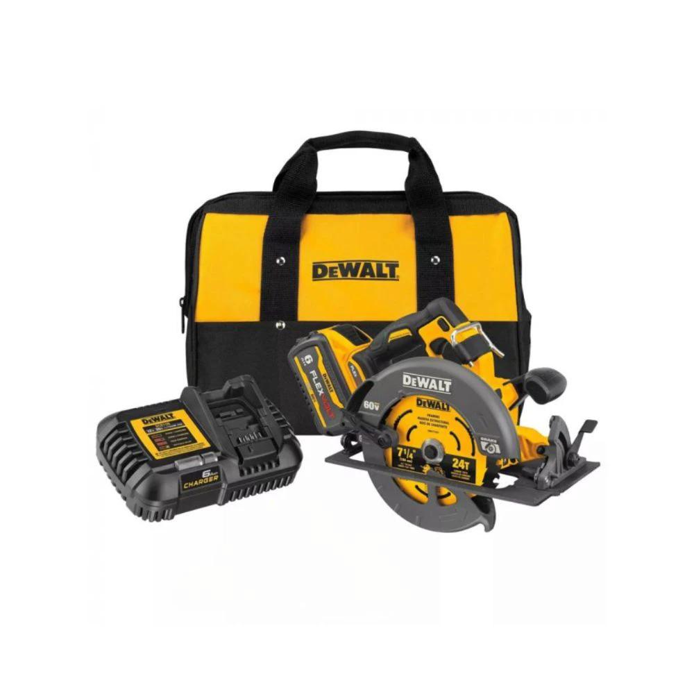 Kit de Sierra Circular 7-1/4" Inalámbrica 60V MAX DeWalt DCS578T1-B3