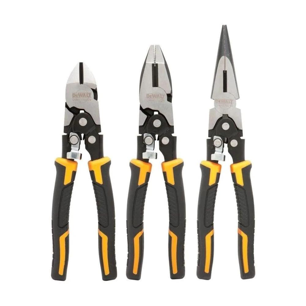 Pinzas para electricista 3pzs Dewalt DWHT70485
