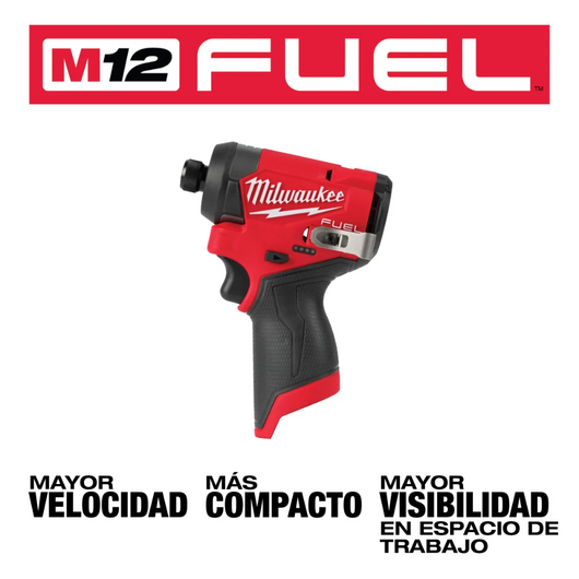 Destornillador de impacto hexagonal M12 de 1/4" Milwaukee 3453-20