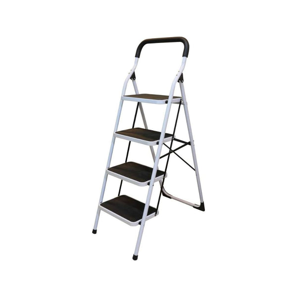 Escalera plegables tipo taburete de acero con 4 peldaños Surtek ETT4