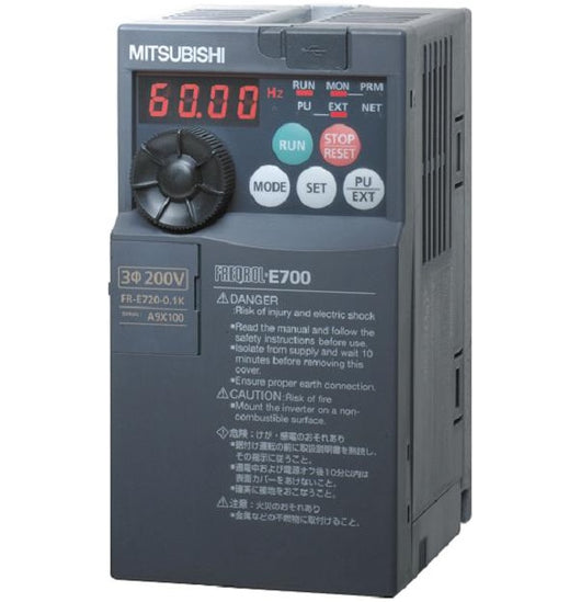 Variador de frecuencia , 240V 3.7KW 5HP Mitsubishi FR-E720-175SC-NA