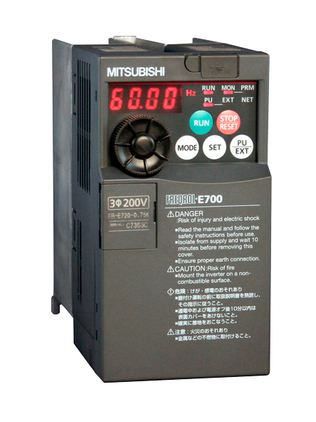 Variador de frecuencia, 240V 11KW 15HP Mitsubishi FR-E720-470SC-NA
