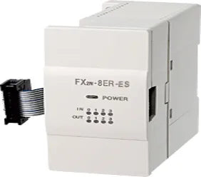 Unidad de extension FX modular; 4 entradas CC 24 V; 4 salidas rele Mitsubishi FX2N-8ER-ES/UL