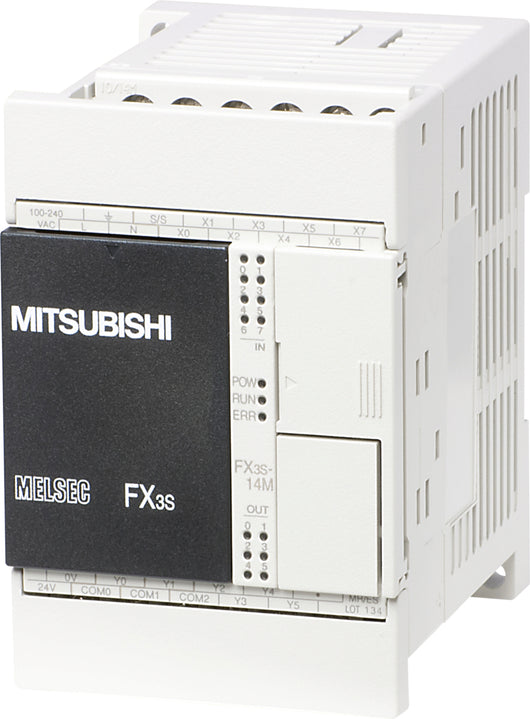 Unidad base de CC Mitsubishi FX3S-14MT/DSS