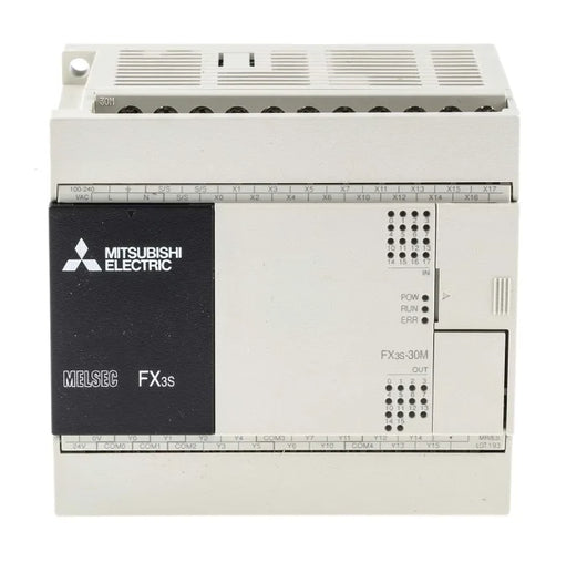 Automata programable CA 100-240 V; 16 entradas CC 24 V; 14 salidas rele Mitsubishi FX3S-30MR/ES