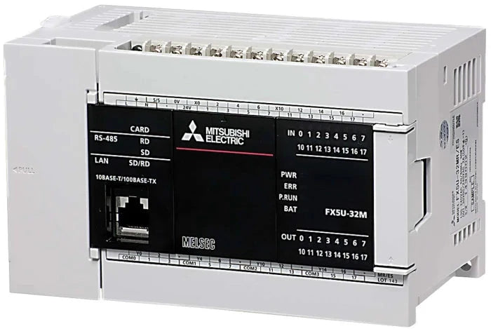 AC BASE UNIT, 16 DC IN / 16 TRANS (SINK) Mitsubishi FX5U-32MT/ES