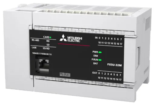 DC Base Unit, 32 DC In/32 Trans (Source) Mitsubishi FX5U-64MT/DSS