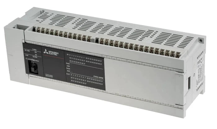 AC BASE UNIT, 40 DC IN / 40 RELAY OUTPUT Mitsubishi FX5U-80MR/ES