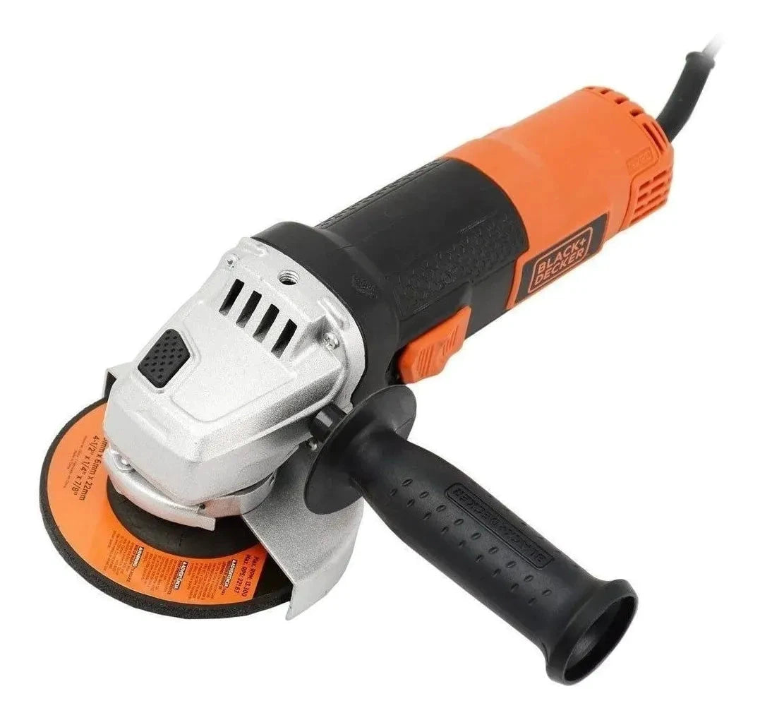 Mini Esmeriladora Angular + 4 Discos Black and Decker G650K5-B3