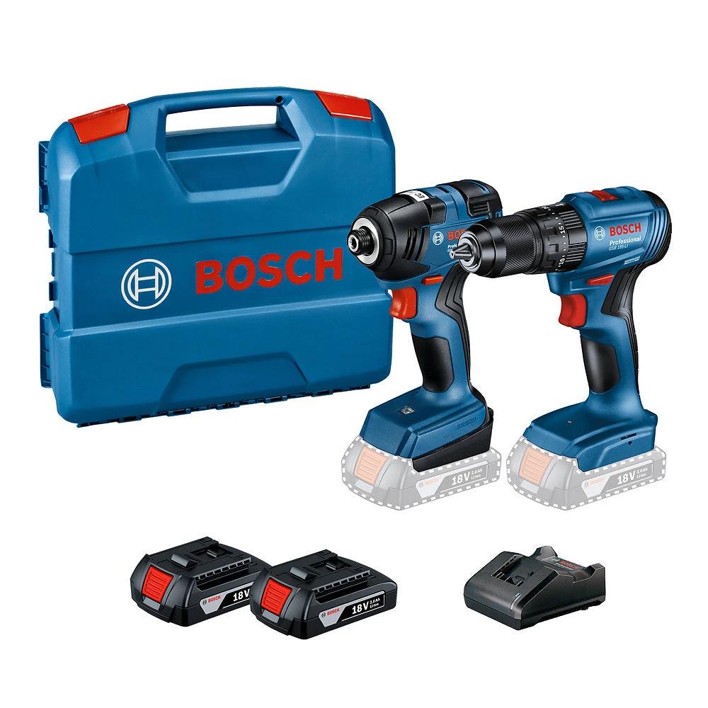Combo Bosch Rotomartillo GSB 185-LI + Llave de impacto GDR 18V-200 2B+M