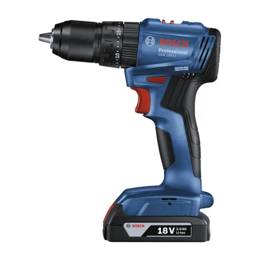 Rotomartillo 1/2" Bosch GSB 185-LI 18V 2 baterías y maletín