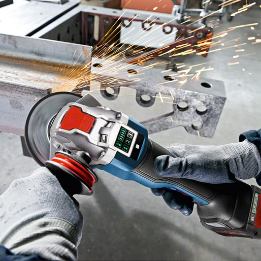 Esmeril angular inalámbrico 5" Bosch GWX 18V-10 P 18V SB