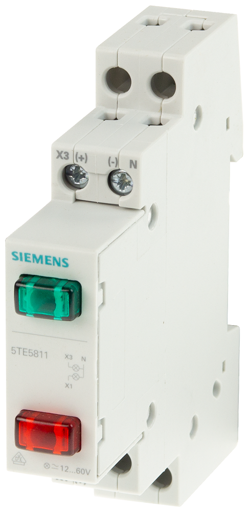 Lámpara de señalización 2 Siemens 5TE5801 vista del producto