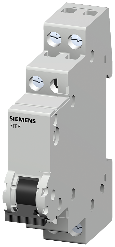 Conmutador 20 A Siemens 5TE8161 gris para tablero eléctrico