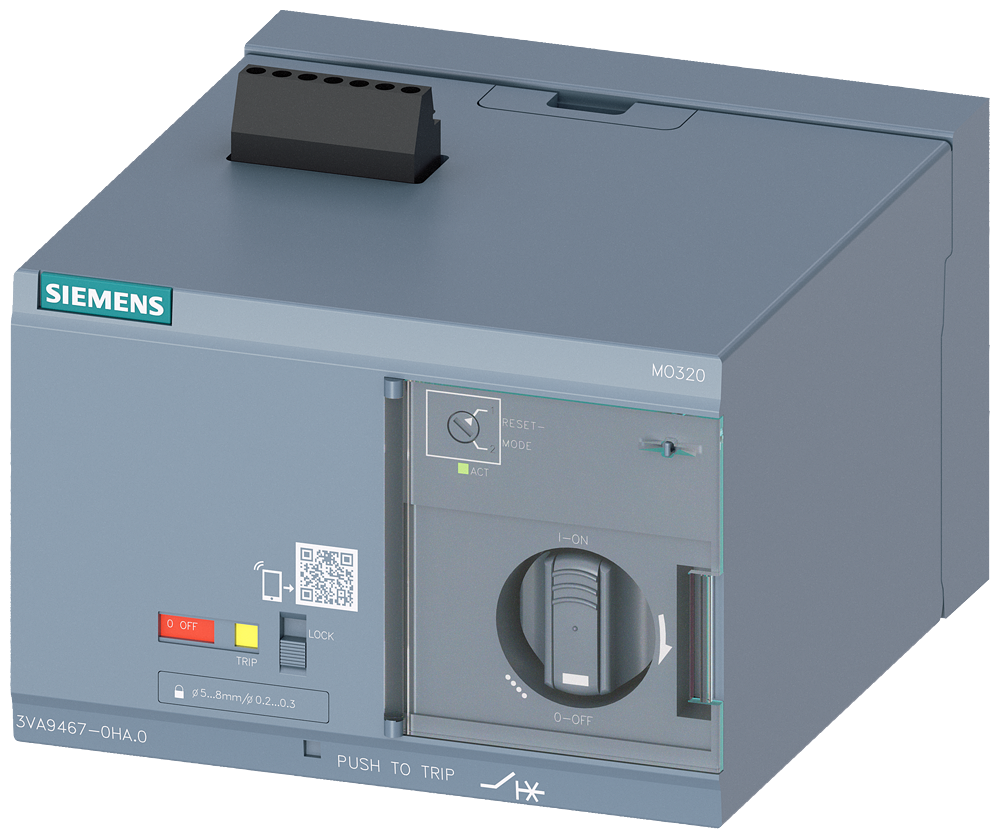 Distribucion Siemens 3VA9467-0HA20 accionamiento por motor