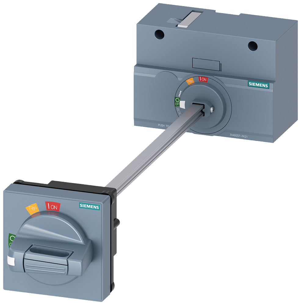 accionamiento giratorio Siemens 3VA9257-0FK21 gris