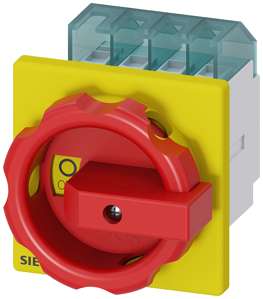 Distribucion Siemens 3LD2003-0TK53 SENTRON amarillo frontal