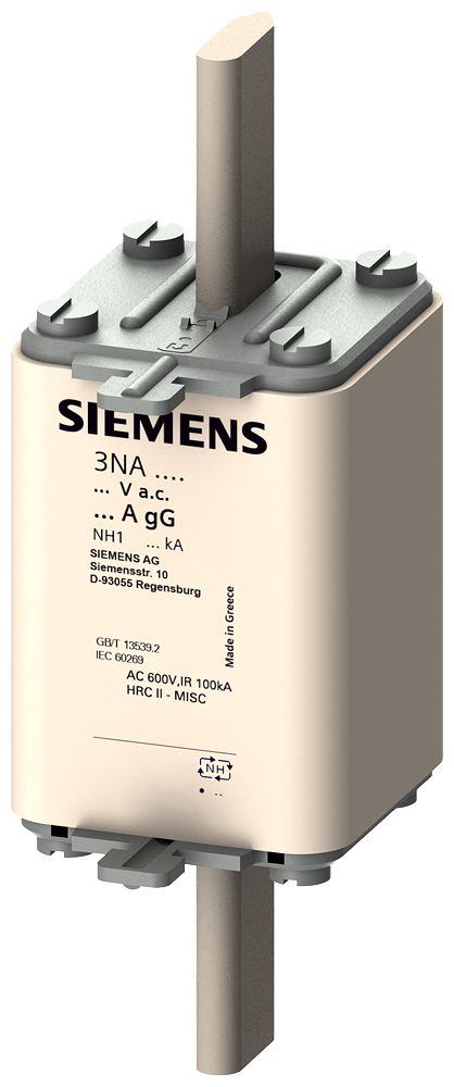 cartucho de fusibles NH Siemens 3NA3140