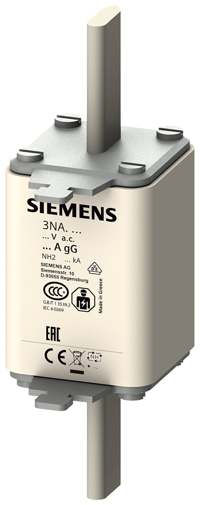 Cartucho de fusibles NH Siemens 3NA3240
