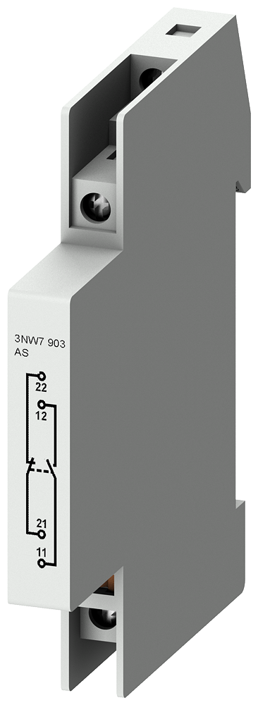 Bloque de contactos Siemens 3NW7903 gris