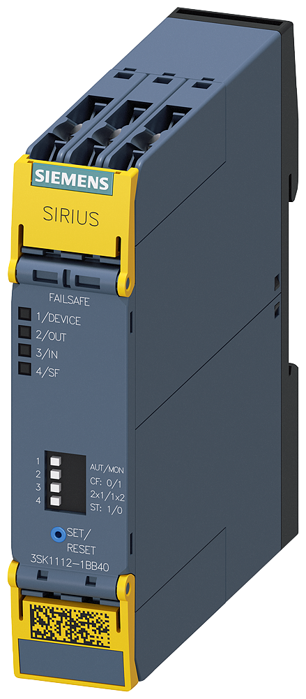 Módulo de seguridad Siemens 3SK1112-1BB40 vista del producto